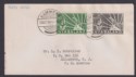 Click for more photos and details Nyasaland 1948 KGVI Leopard 1d + 1½d Used on Cover NAMWERA to USA
