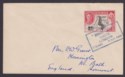 Click for more photos and details Nyasaland c1945 KGVI 2d Used on ARUNDEL CASTLE Paquebot Cover