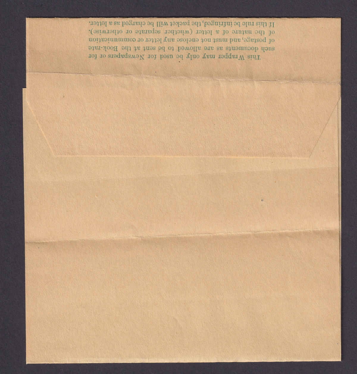 Nyasaland 1908 KEVII SPECIMEN ½d Postal Stationery Newspaper Wrapper Unused H&G1