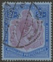 Nyasaland 1938 KGVI 2sh Purple and Blue Used SG139