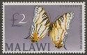 Click for more photos and details Malawi 1966 Butterfly £2 UM Mint SG262 cat £27 MNH