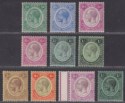 Click for more photos and details Nyasaland 1913-33 King George V Selection to 1sh Mint