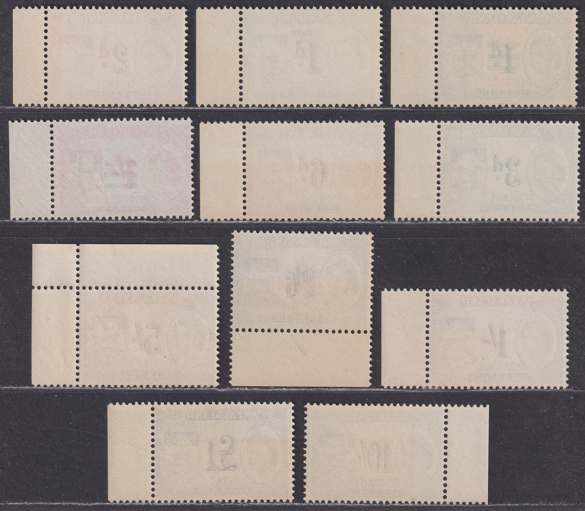 Nyasaland 1963 Queen Elizabeth II Overprint Set Mint SG188-198 cat £23