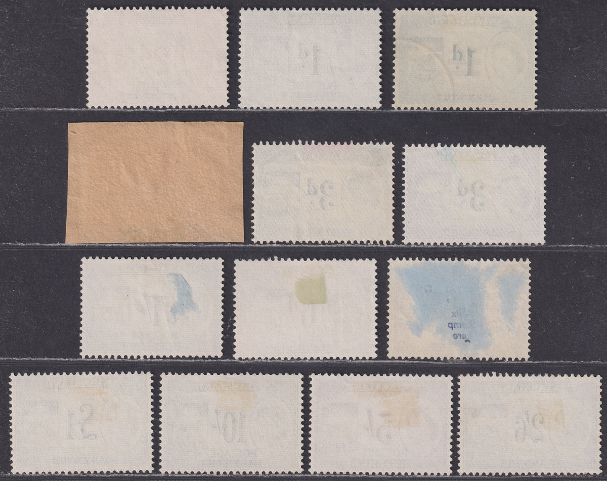 Nyasaland 1963 Queen Elizabeth II Overprint  Part Set to £1 (missing 9d) Used