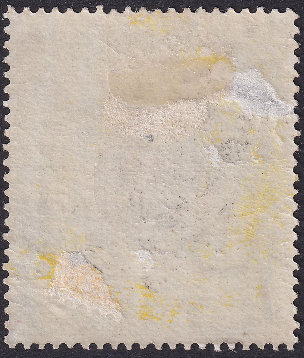 British Central Africa 1896 QV SPECIMEN Overprint 5sh Black + Olive SG39s THIN
