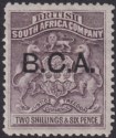 Click for more photos and details British Central Africa 1891 QV BCA Opt on BSAC 2sh6d Grey-Purple Mint SG9 cat£90