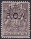 British Central Africa 1891 QV BCA Opt on BSAC 2sh6d Grey-Purple Mint SG9 cat£90