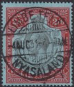 Nyasaland 1926 KGV 2sh6d Grey-Black + Scarlet-Verm Used SG110j c£40 LIMBE TELS