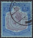 Nyasaland 1926 KGV 2sh Purple and Blue on Pale Blue Used SG109 cat £18