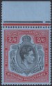 Click for more photos and details Nyasaland 1938 KGVI 2sh6d Black and Red Marginal Mint SG140 cat £18