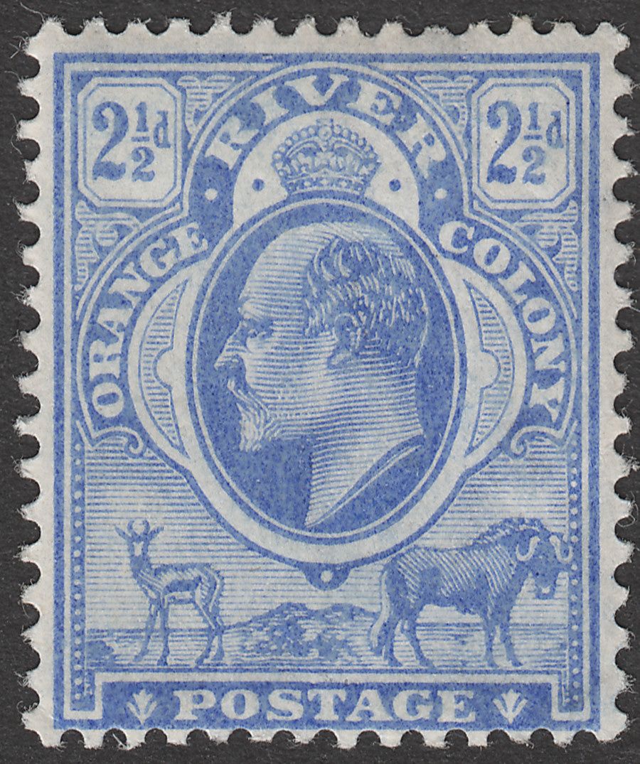 Orange River Colony 1903 KEVII 2½d Bright Blue Mint SG142