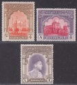Click for more photos and details Bahawalpur 1948 Amir 4a, 8a, 1r Mint SG25 SG27 SG29 perf faults Pakistan