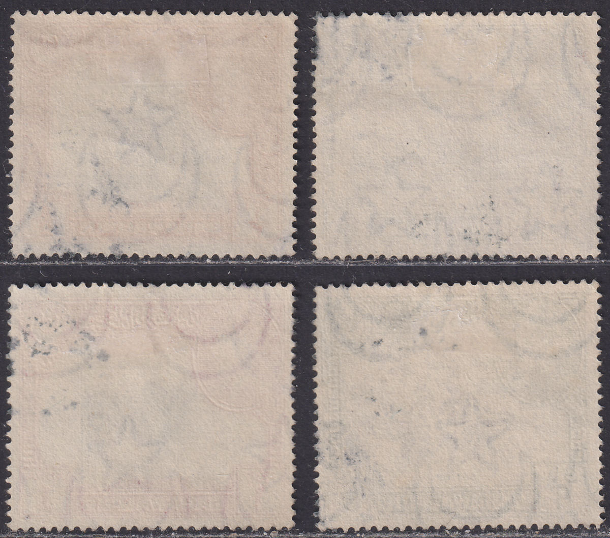 Bahawalpur 1949 Silver Jubilee of Accession Set Used SG39-42 cat £29