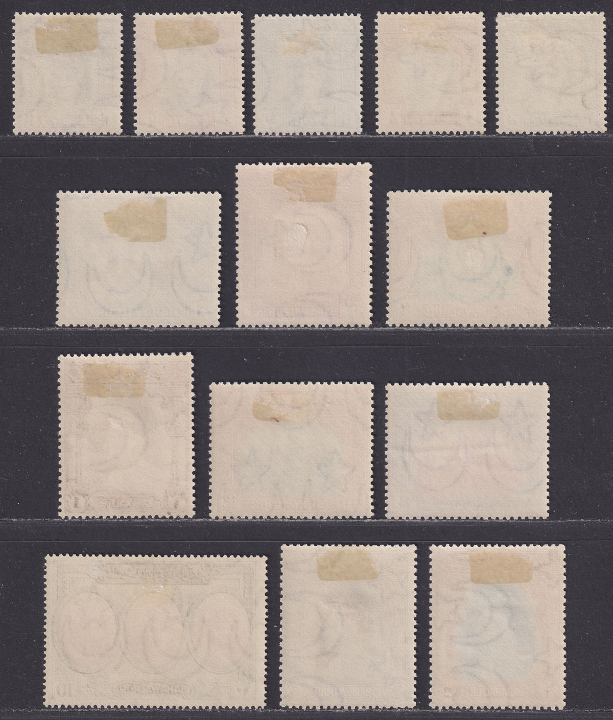Bahawalpur 1948 KGVI Amir Set Mint SG19-32 cat £75 Pakistan