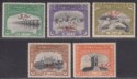 Bahawalpur 1945 KGVI Official Overprint Part Set to 1r Mint cat £120