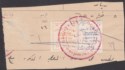 Click for more photos and details Palestine c1925 Courts Fees Revenue 10p, 5p Used on Piece Magistrates Court canc
