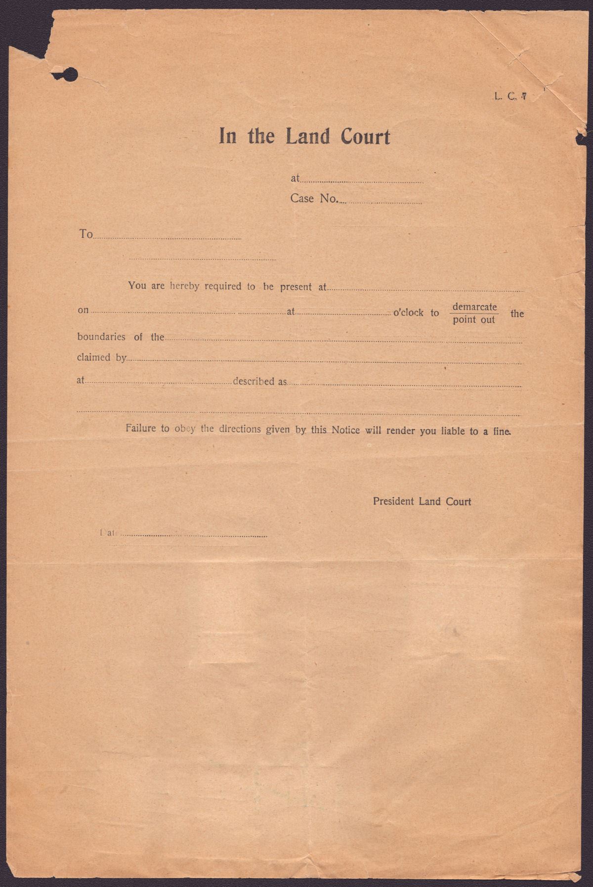 Palestine Revenue Courts Fees 5p x2, OPDA EEF 5m x4 Used on Document