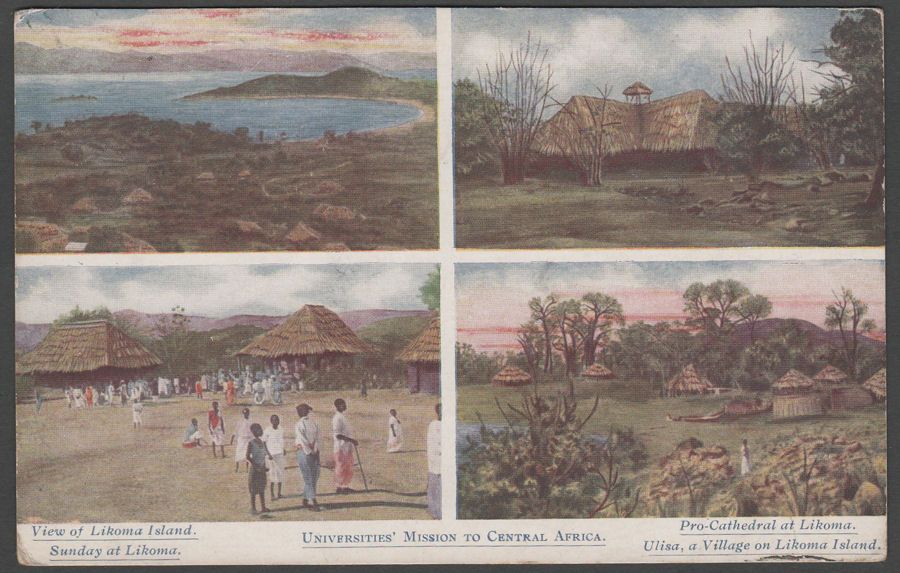 Nyasaland University Cent Africa Mission 1912 Postcard Used