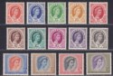 Rhodesia & Nyasaland 1954 Queen Elizabeth II Short Set to 5sh Mint SG1-13
