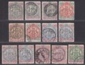 Click for more photos and details Rhodesia BSAC 1897 QV Large Arms Second Type Set to 8d Used SG66-72