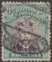 Click for more photos and details Rhodesia 1919 KGV Admiral 8d Mauve and Dull Blue-Green? Used SG267 cat £70