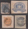 Click for more photos and details Rhodesia BSAC Postal Stationery Cutout Selection Used + 4d Uncancelled