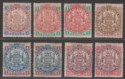 Click for more photos and details Rhodesia 1896 QV BSAC Large Arms Selection to 6d Mostly Mint with faults