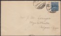 Click for more photos and details Rhodesia 1921 KEVII 2½d Overprint Used on Cover Umtali to Belgian Congo