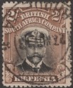 Rhodesia 1913 KGV Admiral 2sh Black and Brown Die I p15 Used SG218
