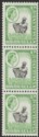 Rhodesia & Nyasaland 1959 QEII ½d Coil Perf Strip of 3 Mint SG18a