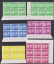 Click for more photos and details Rhodesia 1970 Decimal Currency Postage Due Imprint Block Set Mint SG D18-D22