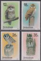 Click for more photos and details Zimbabwe 1987 Owls (1st Series) Set UM Mint SG710-713 MNH