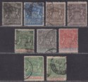 Click for more photos and details Rhodesia 1892-95 QV BSAC Small Arms Selection to 2sh6d Used
