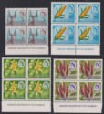 Click for more photos and details Rhodesia 1967-68 Dual Currency Imprint Block Set to 2sh/20c UM Mint SG408-411