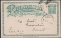 Click for more photos and details Rhodesia 1921 KGV Admiral ½d Postal Stationery Postcard Used Salisbury to UK