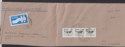 Click for more photos and details Zimbabwe 2005 QEII Sunbird E Strip of 3 Used on Airmail Part Cover SG1152