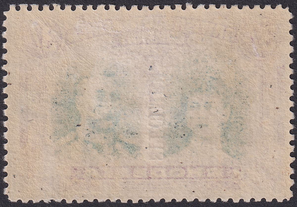 Rhodesia 1910 KGV SPECIMEN Double Head 3sh Green and Violet Mint SG156s