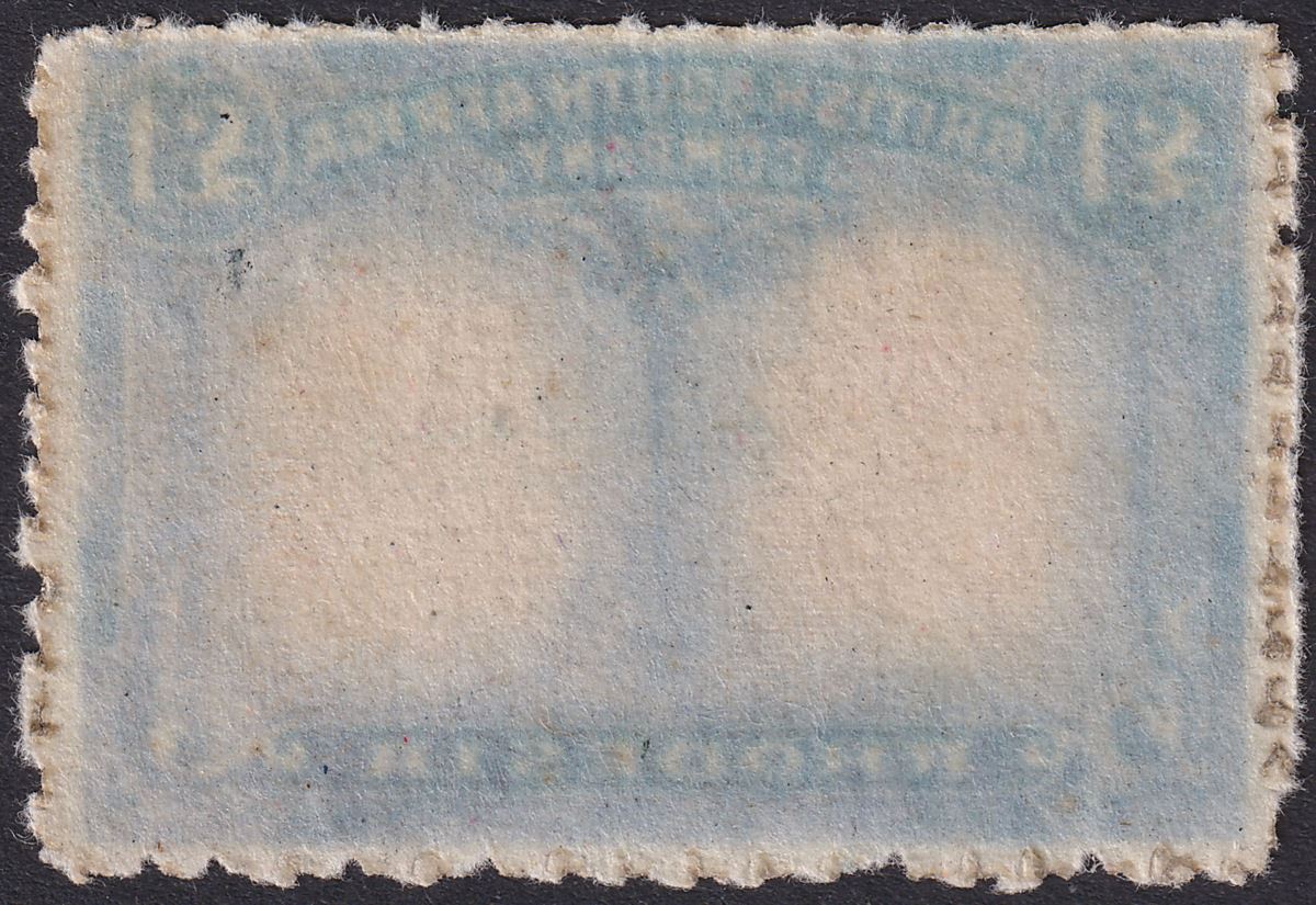 Rhodesia 1910 KGV Double Head £1 Frame Offset Clandestine Roulette Mint SG165CR