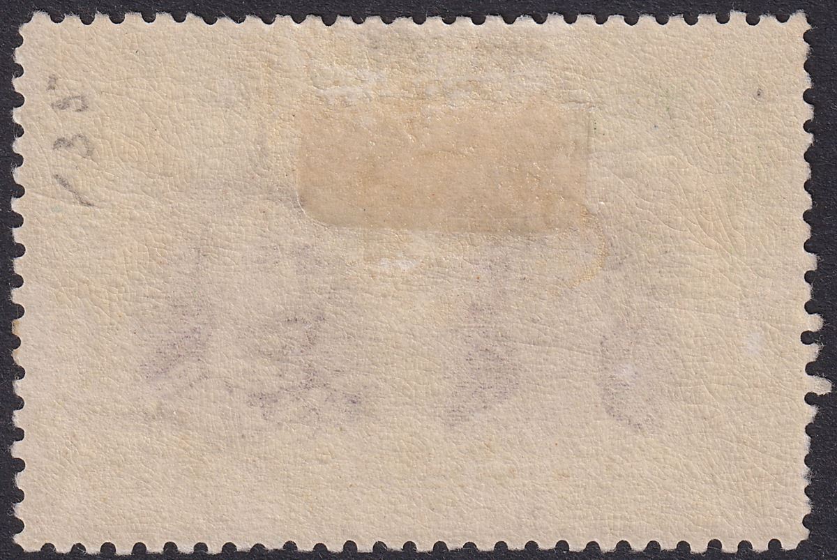 Rhodesia 1910 KGV Double Head 3d Purple + Ochre Mint SG134 w King's Extra Curl