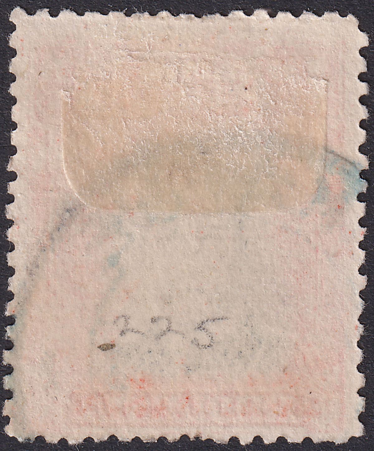 Rhodesia 1913 KGV Admiral 4d Black + Deep Orange-Red Die II p14 Used SG225 Kafue