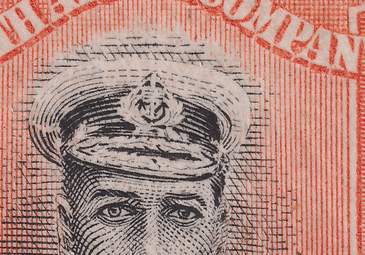 Rhodesia 1913 KGV Admiral 4d Pale Orange-Red Die II p14 Pl 4 Mint SG225b c£120