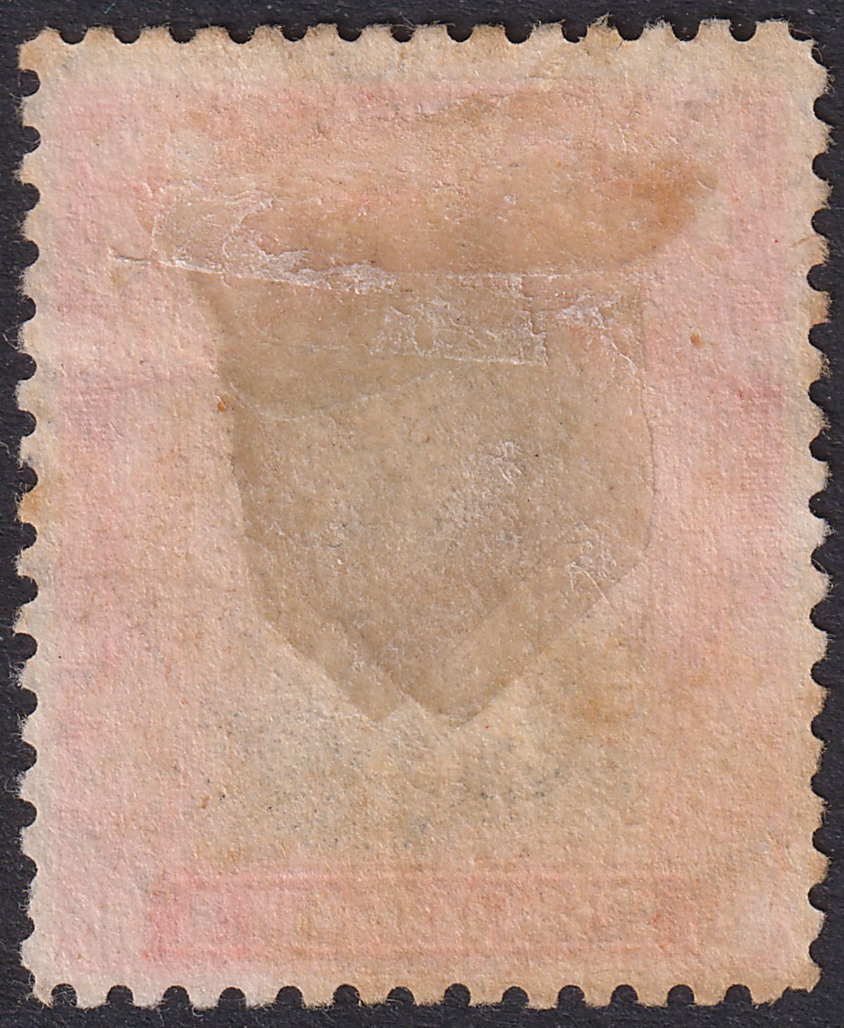 Rhodesia 1913 KGV Admiral 4d Pl Orange-Red Die II p14 Pl 4 Snowstorm Used SG225b