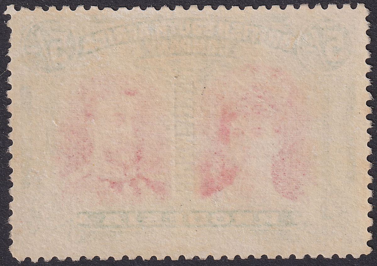 Rhodesia 1910 KGV SPECIMEN Double Head 5sh Vermilion + D Green Mint SG159s regum