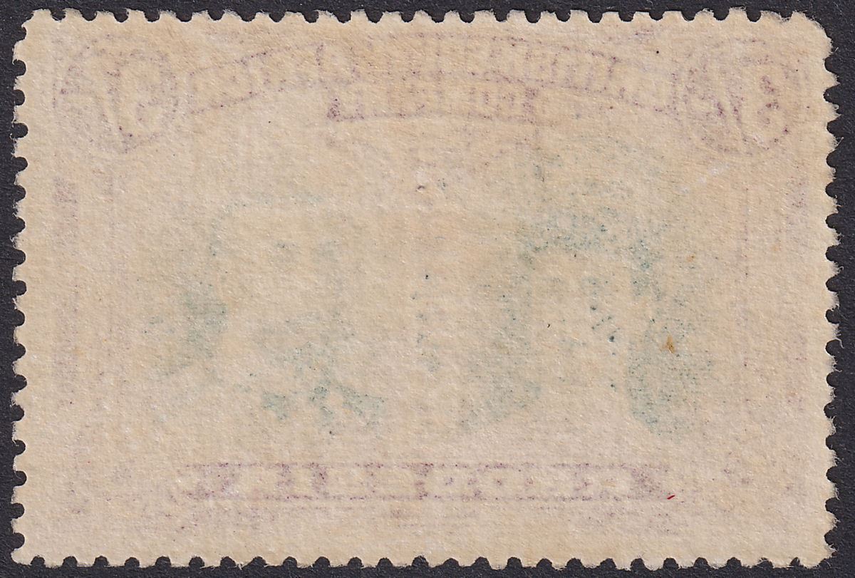 Rhodesia 1910 KGV SPECIMEN Double Head 3sh Green and Violet Mint SG156s regum
