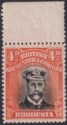 Click for more photos and details Rhodesia 1923 KGV Admiral 4d Black + Or-Verm Die IIIB p15 Mint SG313 c£55 pl11