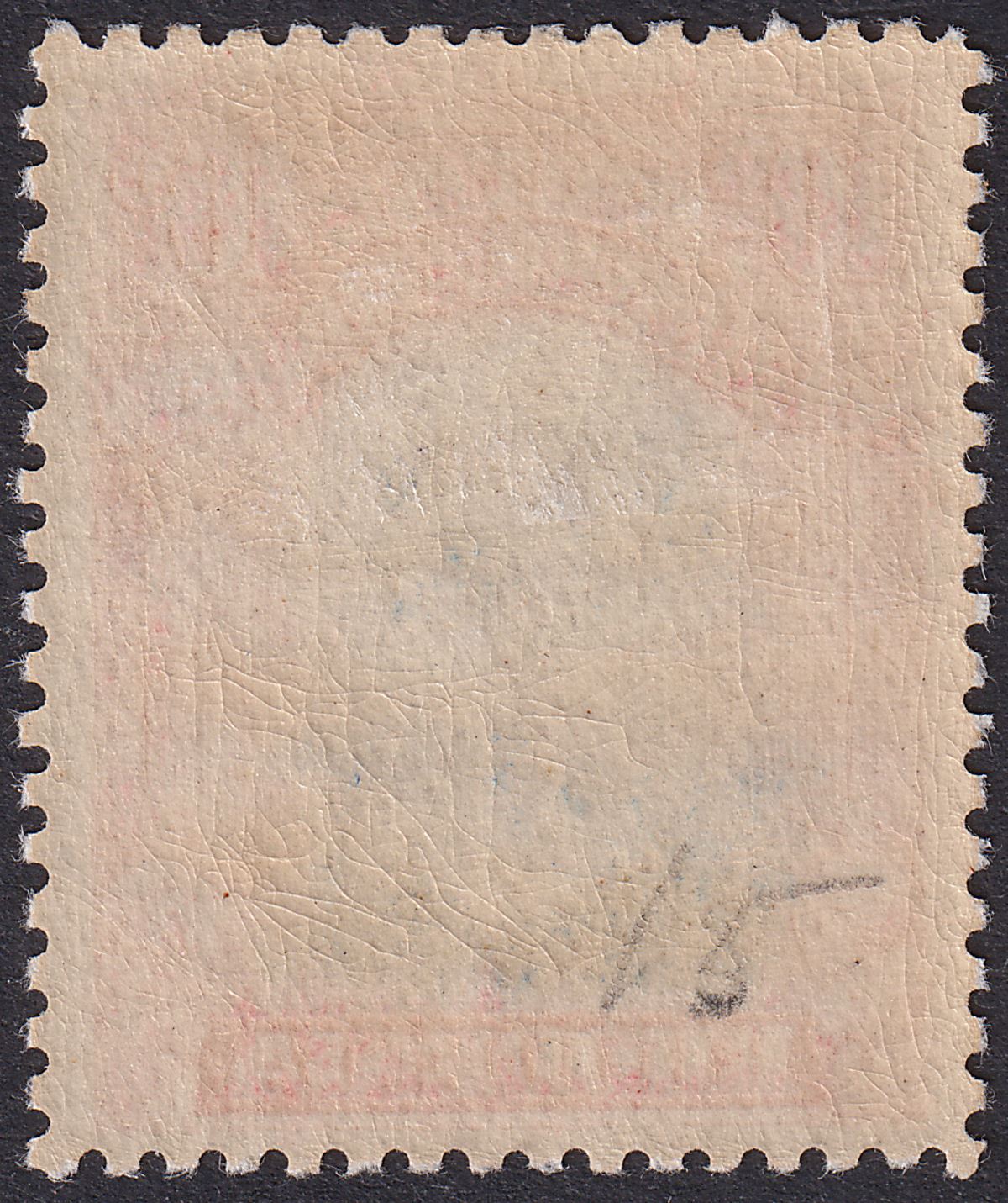 Rhodesia 1923 KGV Admiral 10d Ult + Red Collar Flaw Die IIIB p15 Mint SG316 c£85