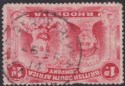 Click for more photos and details Rhodesia 1914 KGV Double Head 1d Red Used with FORT ROSEBERRY SC dm Postmark