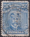 Rhodesia 1913 KGV Admiral 2½d Cobalt p14 Used MONGU LEALUI NW Pmk SG200 cat £48