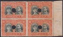 Click for more photos and details Rhodesia 1910 KGV Printers File Proof Double Head 10sh Myrtle + Or Block SG163