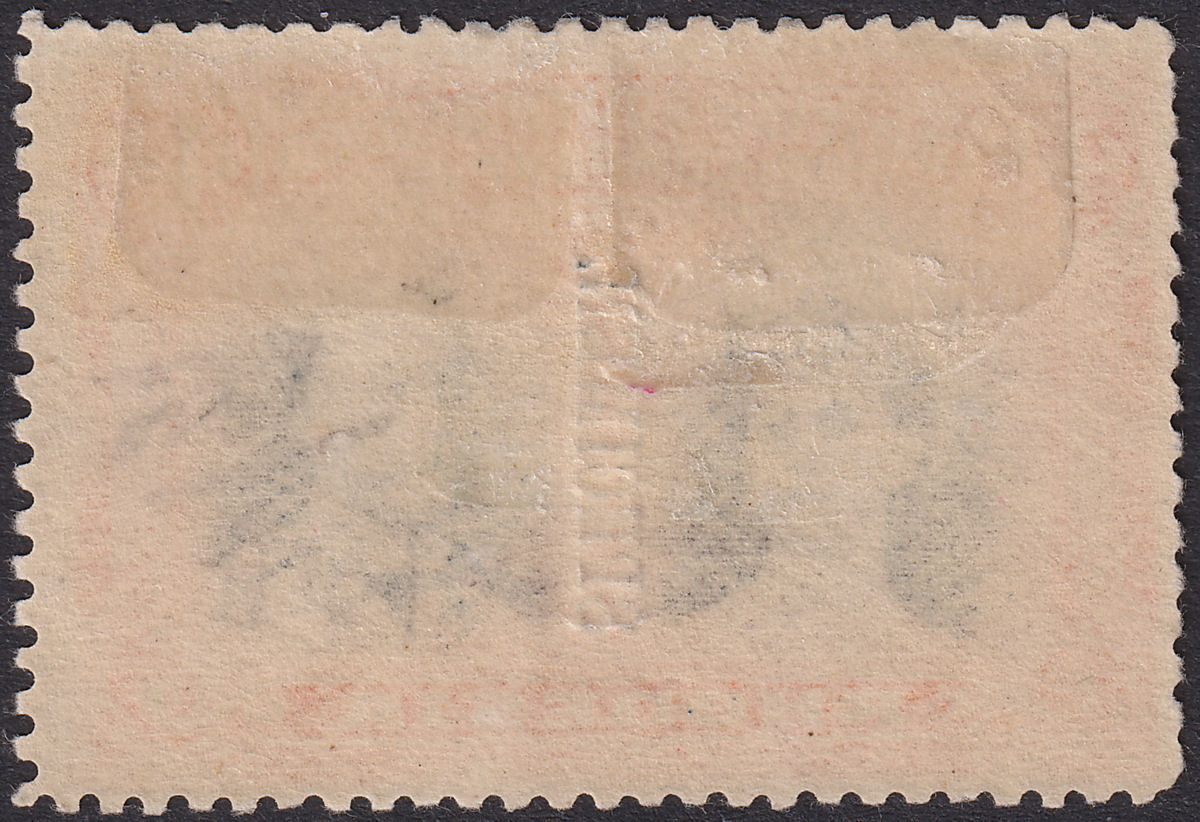 Rhodesia 1910 KGV SPECIMEN Double Head 4d Black and Orange Mint SG140s
